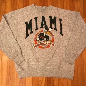 Vintage Miami University Crewneck Sweatshirt